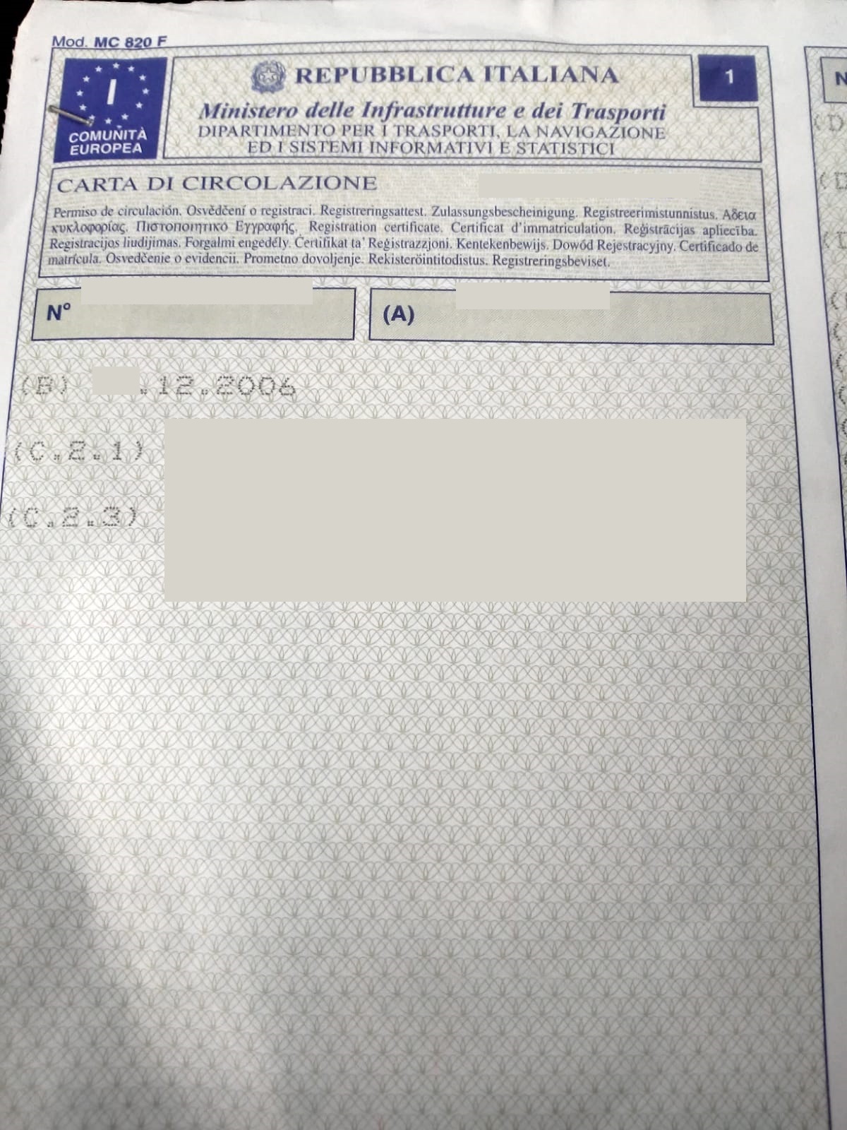 Semirimorchio Bertoja anno 2006  assi allungabile